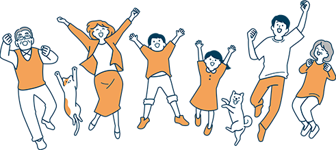 家族のイラスト