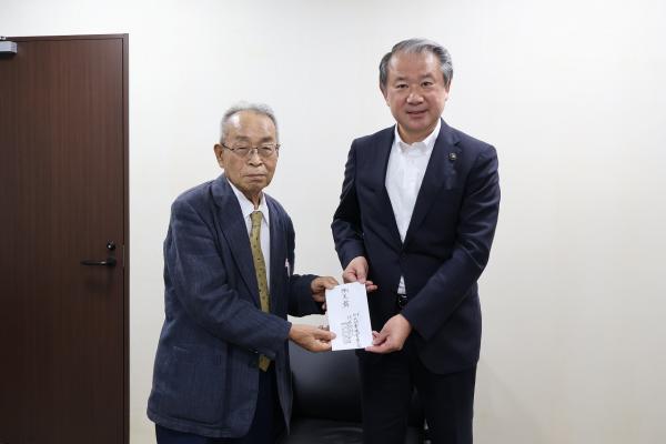 20250820　7.19大水害被災者の会から義援金