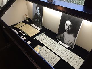 伝右衛門そして「花子と白蓮」展示物