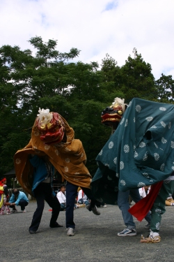 大分獅子舞写真