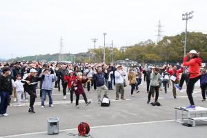 準備運動の様子