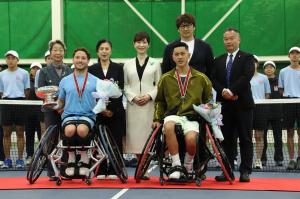 小田凱人選手とアルフィー・ヒューエット選手