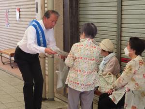 商店街　市長